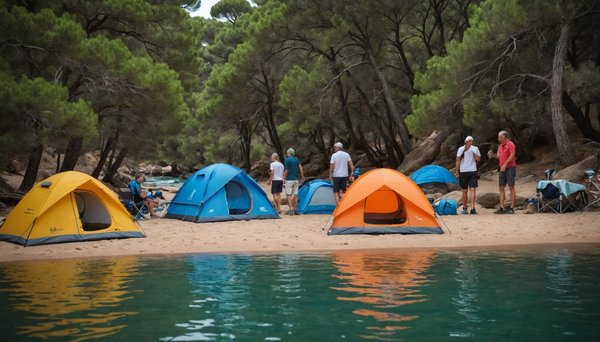 Séjour les pieds dans l'eau : camping cala llevado à tossa de mar sur la costa brava