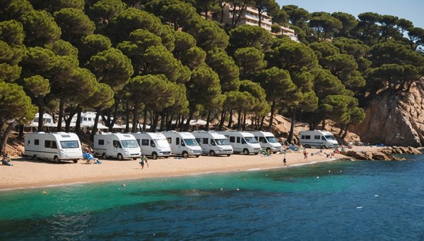 Top 5 campings les pieds dans l'eau à tossa de mar, costa brava