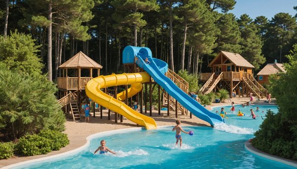 Parcs aquatiques en camping dans le morbihan