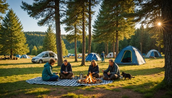 Séjour en camping près de rodez